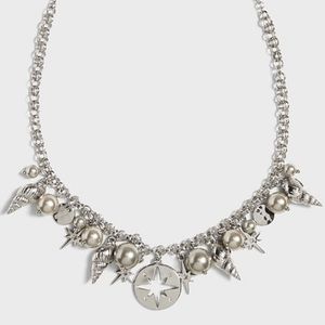 {Banana Republic} Shell Charm Statement Necklace